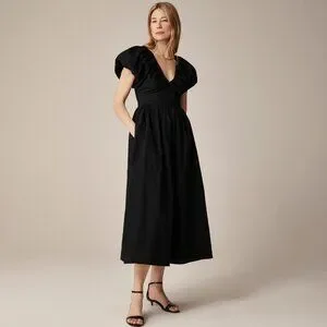 burgundy midi wedding guest dress ZAPAKA Women Grape Midi Wedding Guest Dress 3/4 Sleeve Bateau Neck A Line  Semi-Formal Dress with Appliques